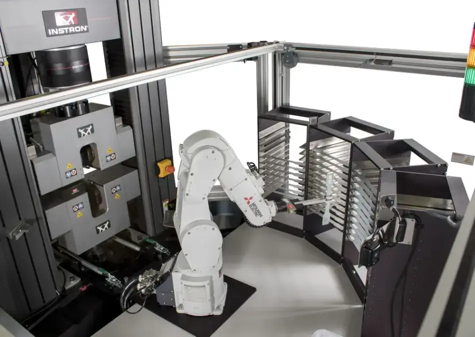Laboratorio siderúrgico robotizado